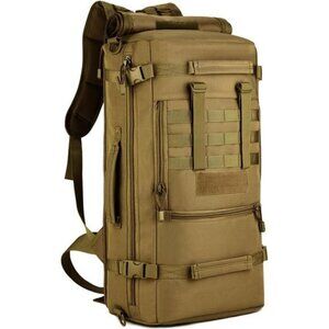 50L Tactical MOLLE Backpack Military Hiking Travel Bag Crossbody Handbag